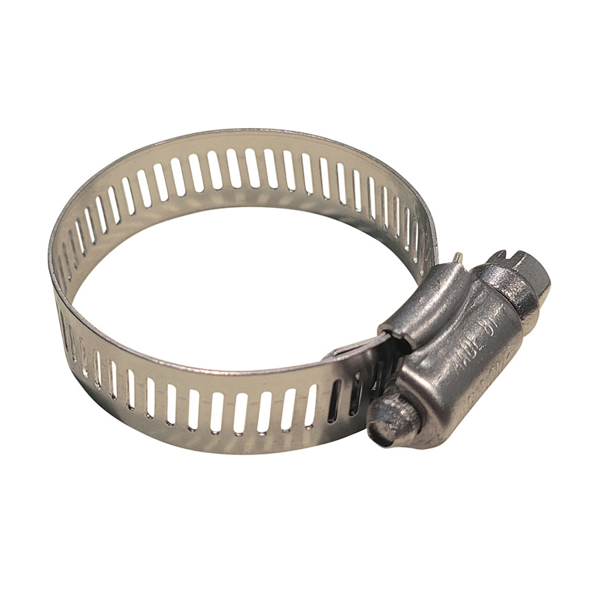 HAS010 All Stainless 12.7mm Band Hose Clip (14mm-27mm)