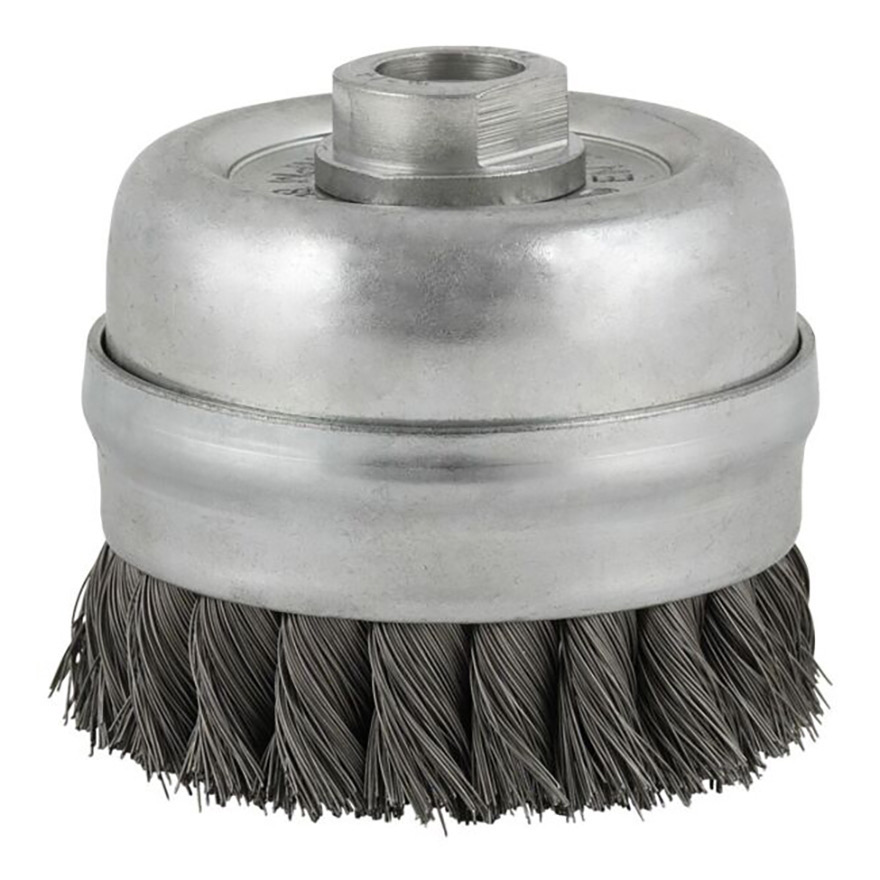 (6420320)(2008608154) 100mm Osborn TBZ Twist-Knotted Wire Cup Brush (14mm Bore)